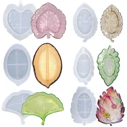 Leaf Tray Resin Silicone Mold Resin Fruit Bowl Moulds Epoxy Casting Molds for DIY Jewelry Container, Candy Holder, Soap Dish