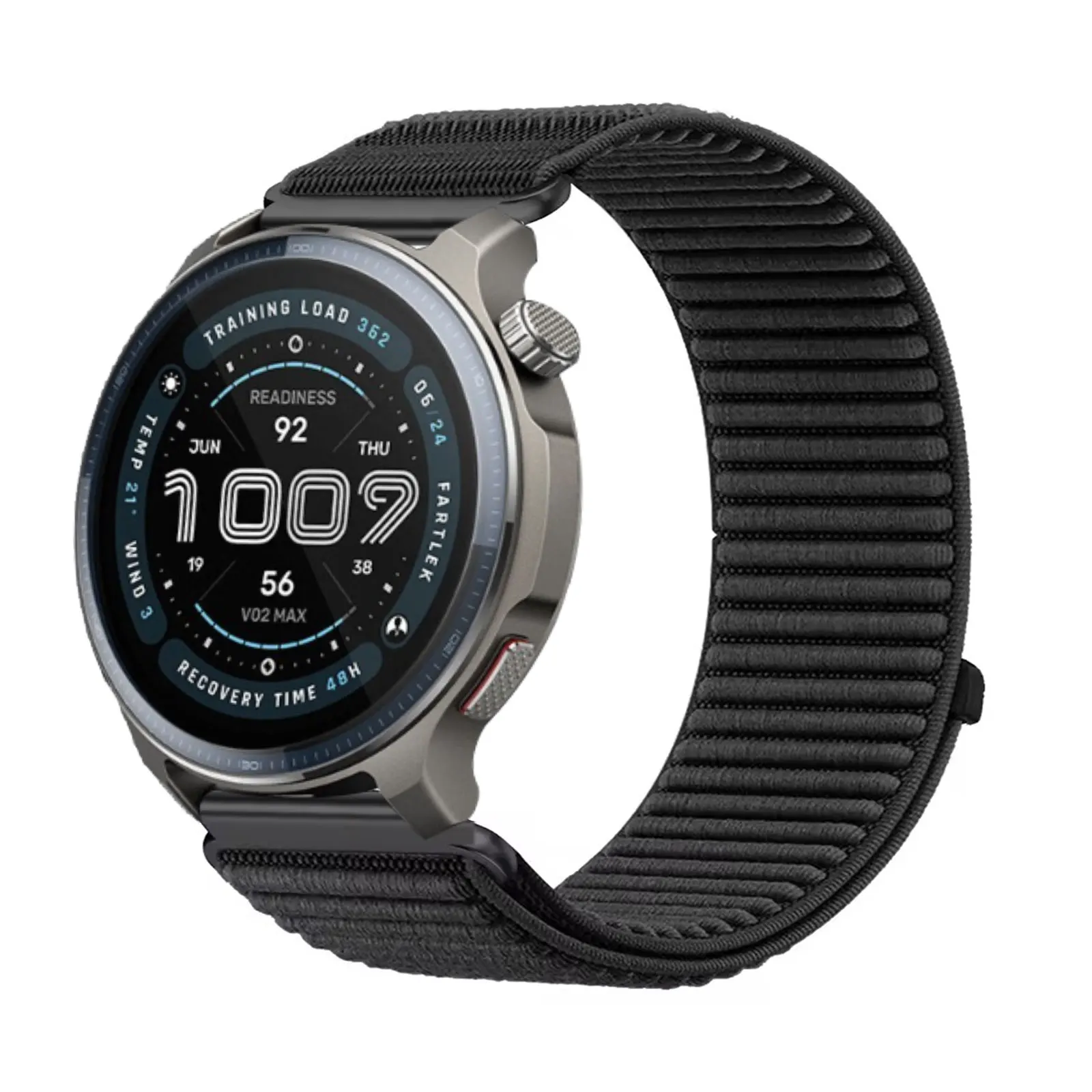 

Nylon Bands for Amazfit Balance 2 Band, Elastic Soft Velcro Nylon Strap