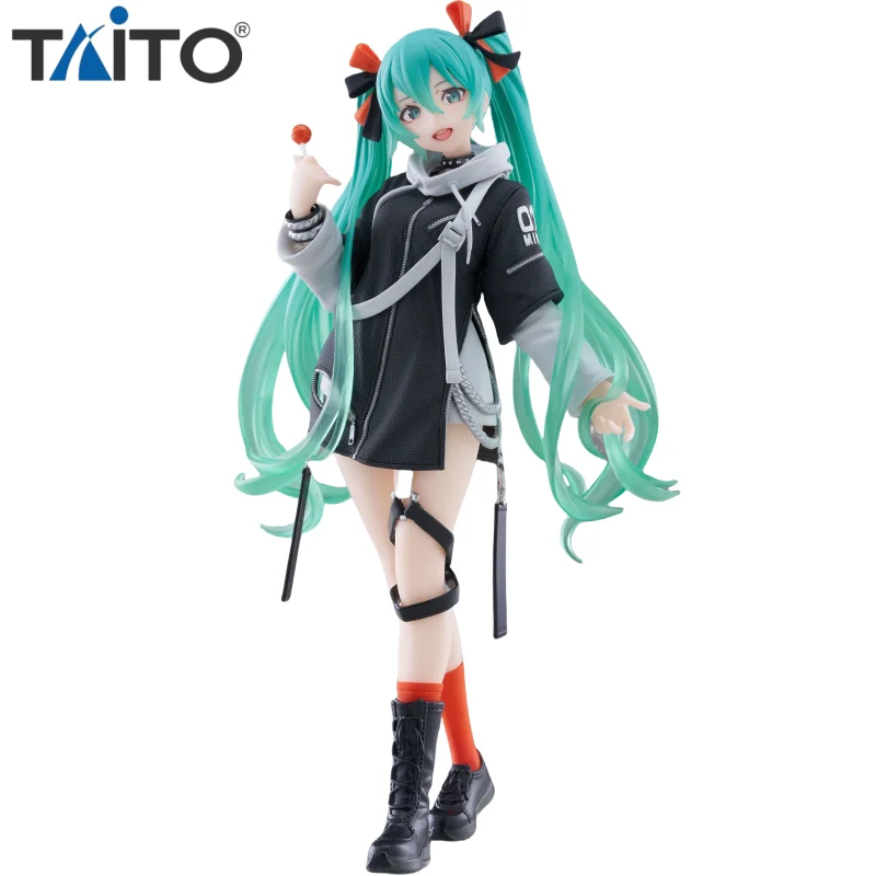 In Stock Authentic TAITO Fashion VOCALOID Hatsune Miku Punk Future Scenery Manual Model Toys Holiday Gifts