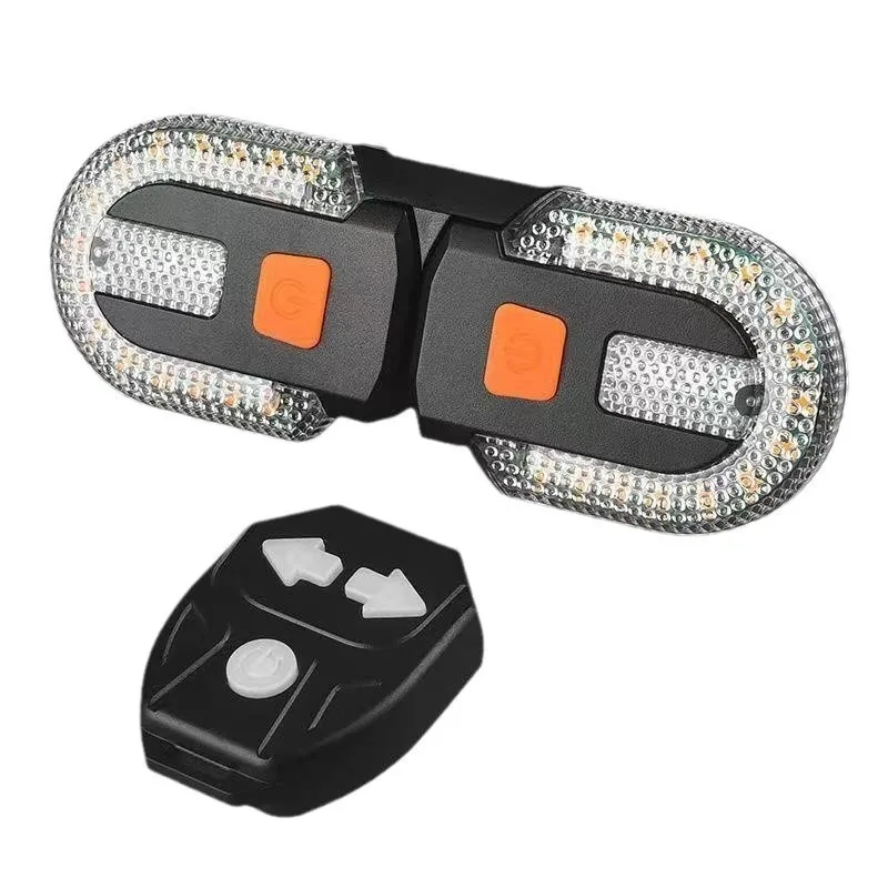 

Bicycle USB charging remote control steering tail light, can be split mountain bike night ride warning light riding equipment