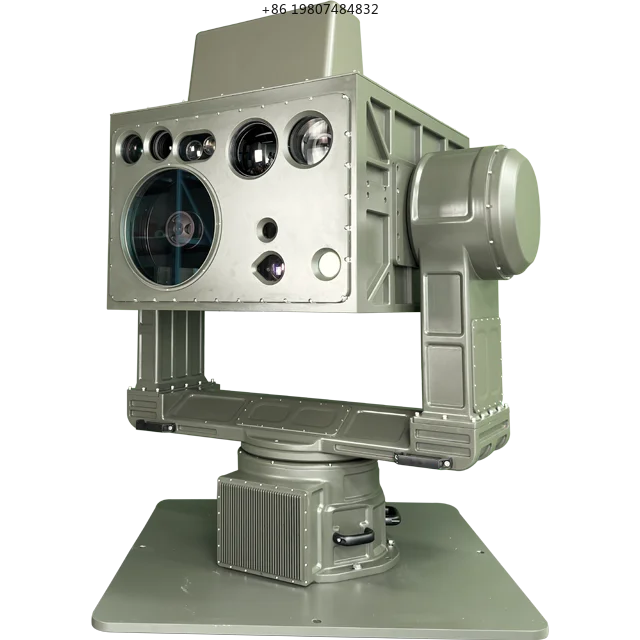 Platform with Rangefinder and Auto-tracking Heavy-Duty ISR U-Frame Gyro-Stabilized Multisensor Thermal