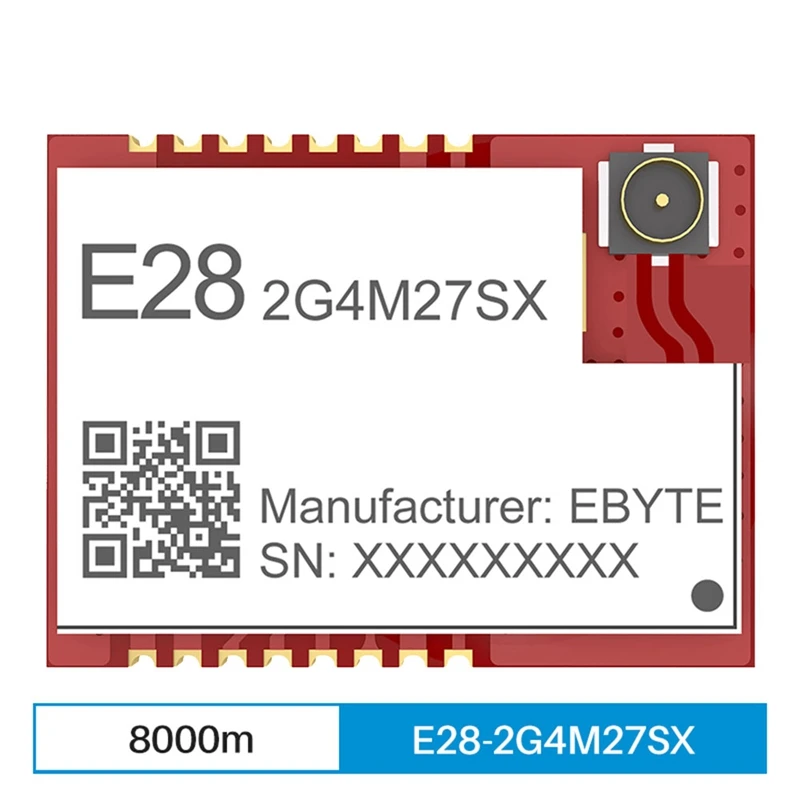 SX1280 Wireless RF Module CDSENET E28-2G4M27SX 27Dbm 8KM Compatible High Speed Lora SMD IPEX PA+LNA GFSK FLRC