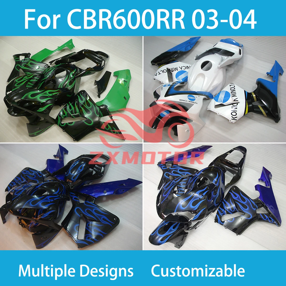 

CBR600RR 03 04 Fairings Motorcycle for Honda CBR 600RR 2003 2004 Motorcycle Fairing Set Bodywork Panel Kit Fit