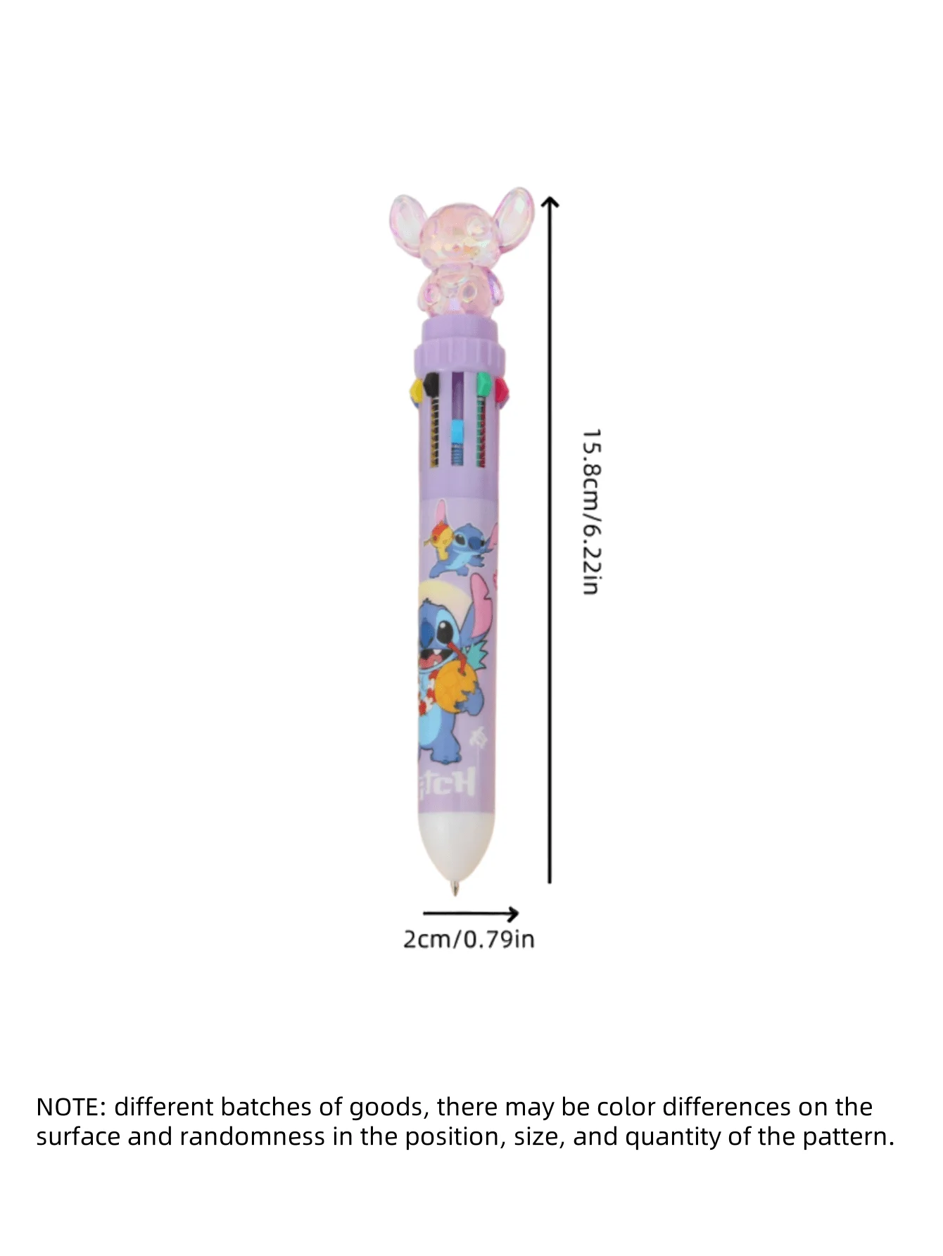 1/2/3 pièces point Disney style aléatoire presse dix couleurs stylo à bille CartoonPen papeterie préfet pour cadeau de noël