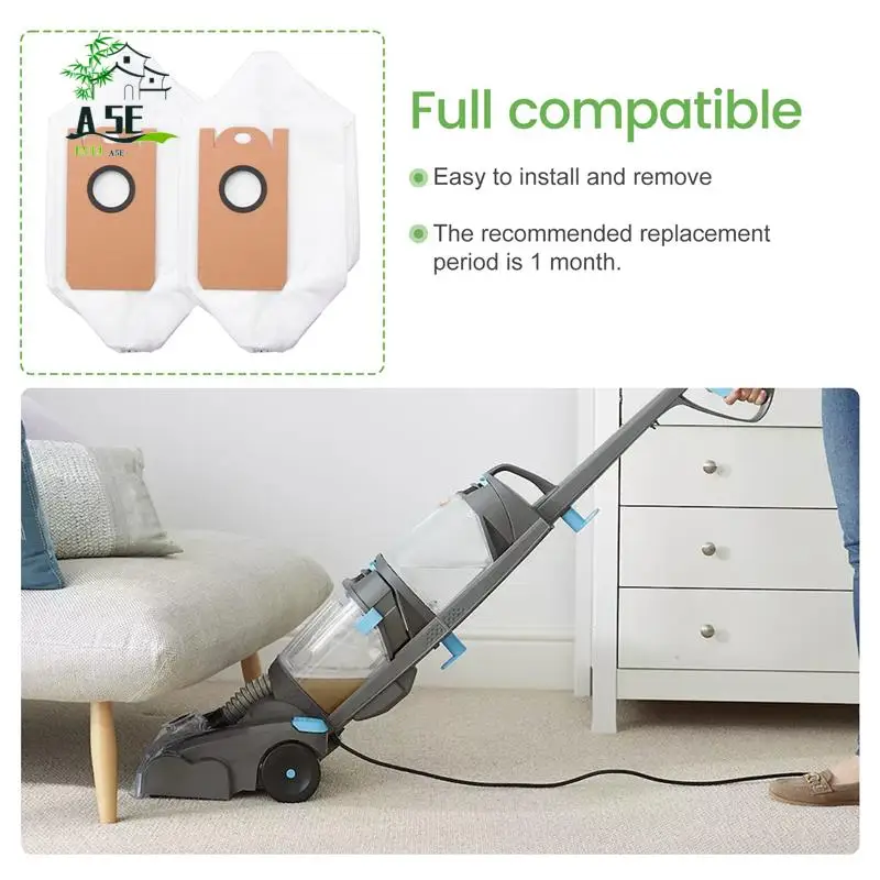 

A05E-For VIOMI S9 Robot Vacuum Cleaner Filter Bag Dust Bag Bag Capacity 3L Up To 1 Month Of Autonomy Fully Sealed