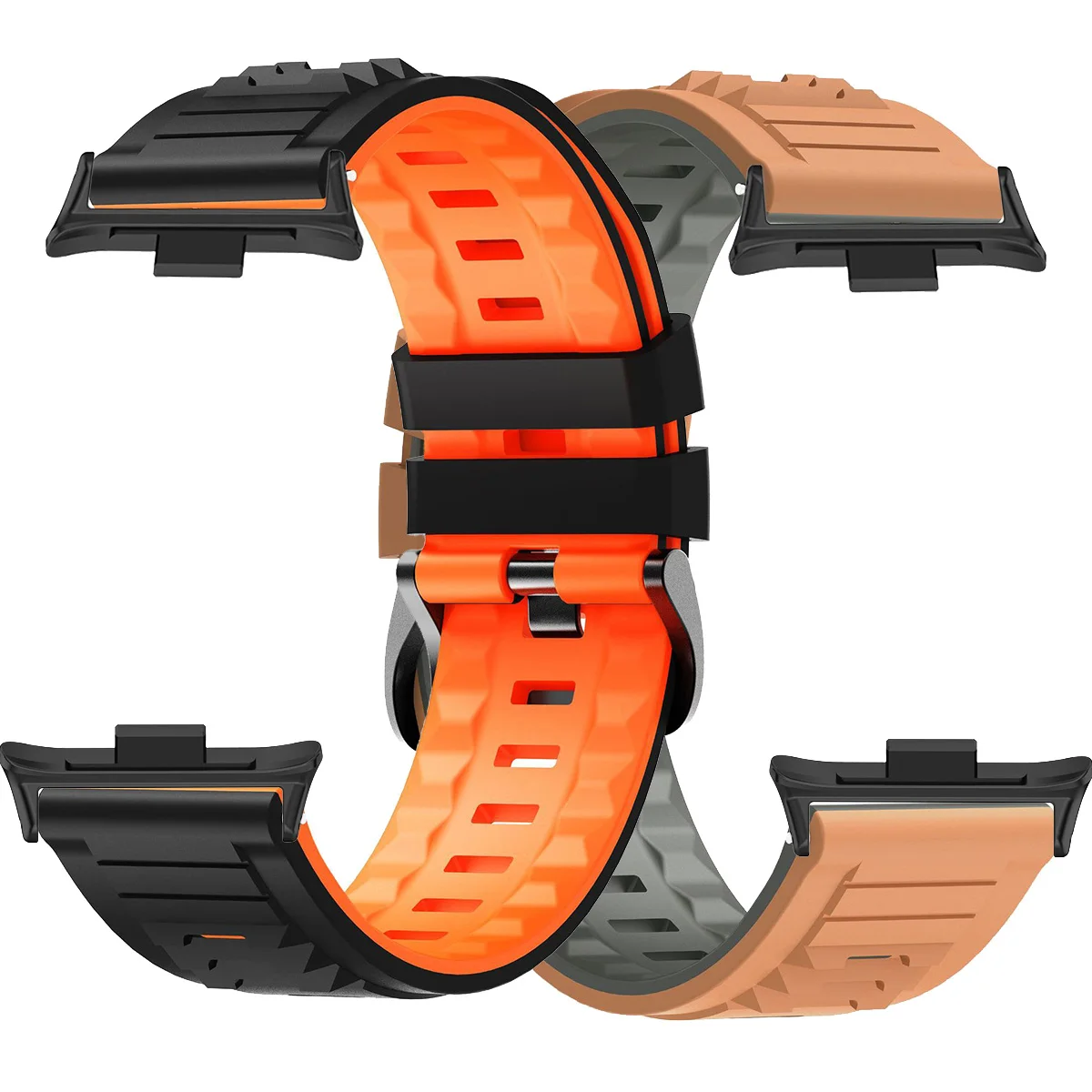 Two-tones Silicone Band for Redmi Watch 6Active 6Lite 6/5/4 Soft Sports Strap for Xiaomi Miband 10Pro 9Pro 8Pro Accessories 2026