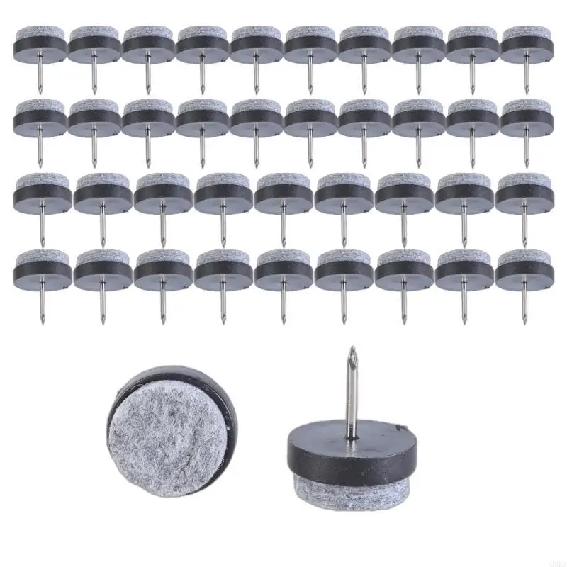 

G6KA упаковка из 50 прочной войлочной мебели скользит с ногтями для защиты пола и профилактики царапин.