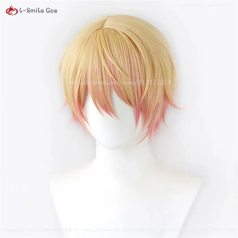 2025 Tenma Tsukasa Cosplay Gradient Tms Heat Resistant Hair Tks Anime Wigs + Wig Cap