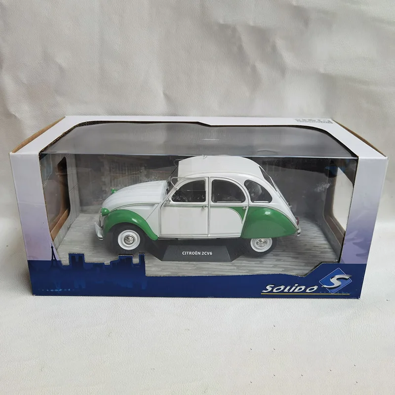 SOLIDO 1/18 Scale CITROEN 2CV6 1985 Alloy Car Model