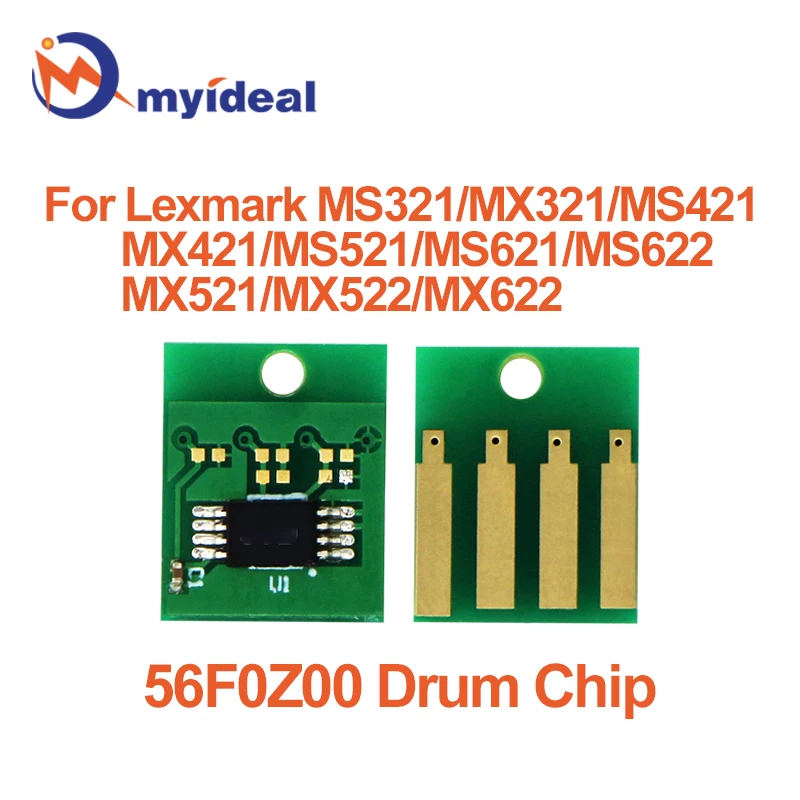 56F0Z00 Drum Chip For Lexmark MS321 MX321 MS421 MX421 MS521 MS621 MS622 MX521 MX522 MX622 B2338dw B2442dw Printer Reset Chips