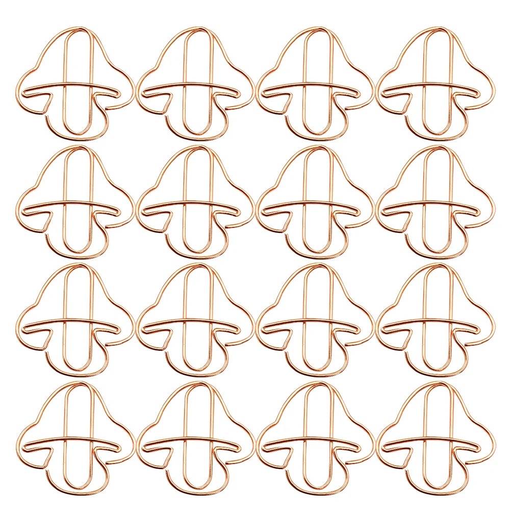 

20 Pcs Paper Clips Assorted Shapes Cute Mini Small Iron Office Desk Accessories Decorative Stationery Supplies