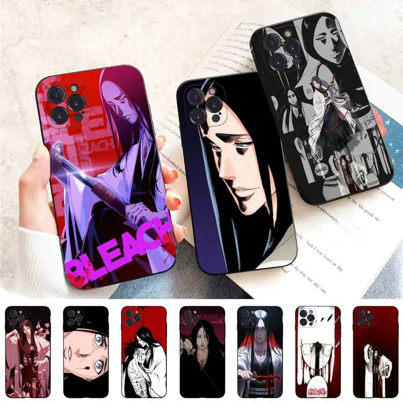 Unohana Retsu Bleach Japanese Anime Phone Case For iPhone 6 7 8 Plus 11 12 13 14 Pro SE 2020 MAX Mini X XS XR Back Funda Cover