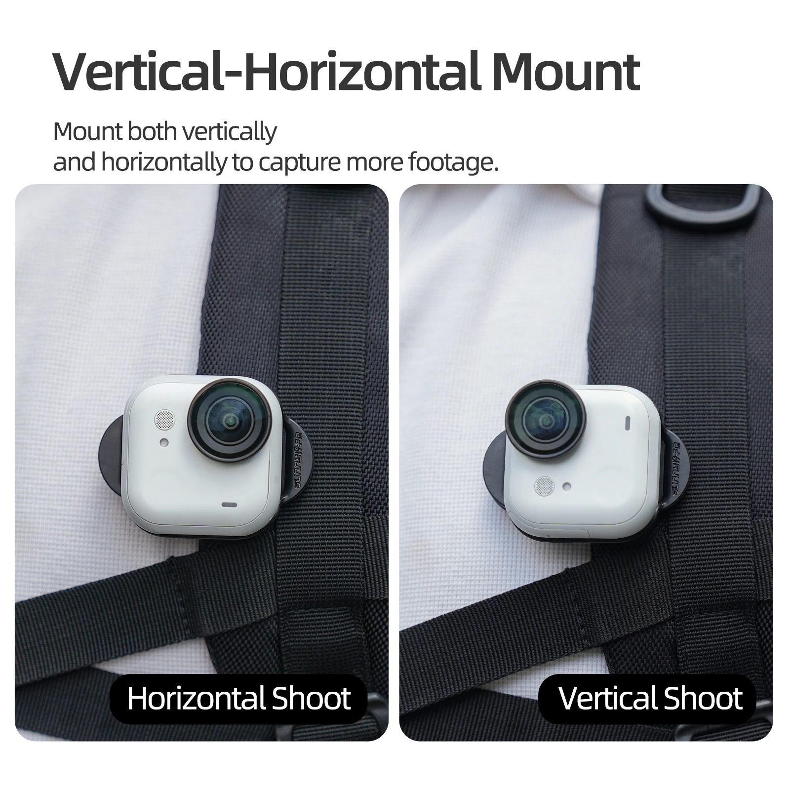 Magnetyczny uchwyt na aparat z szybkozłączką, klips do czapki sportowej, mocowanie kamery z szybkozłączką do akcesoriów Insta360 Go Ultra — zdjęcie produktu 2