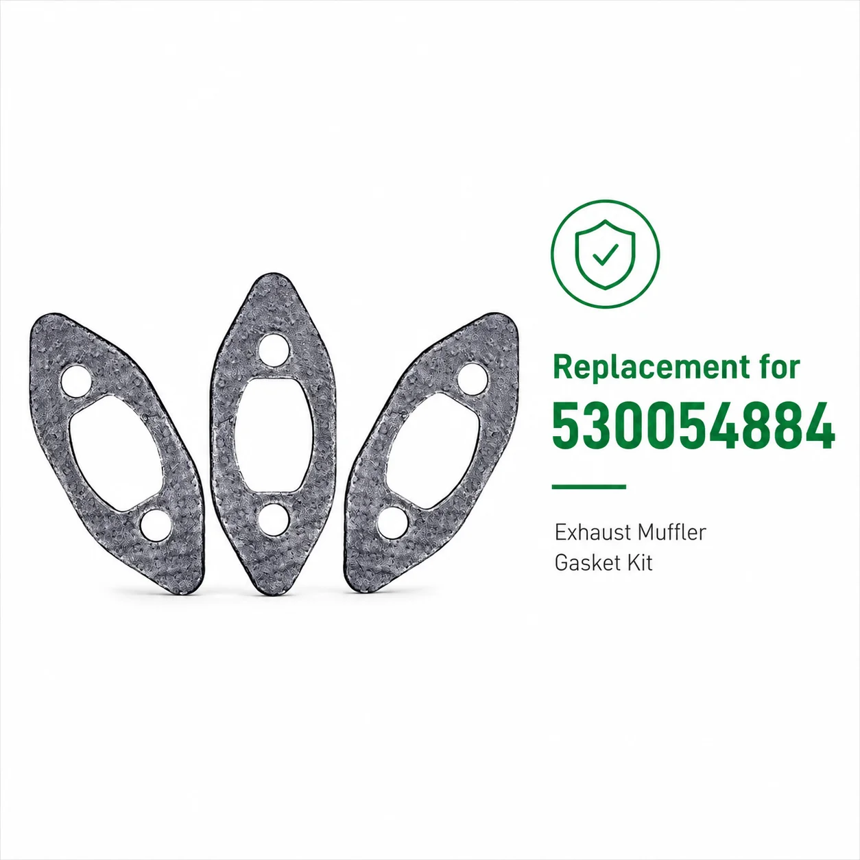 3Pcs Exhaust Muffler Gasket Kit For Husqvarna 235 235E 240 240E Chainsaw Replacement Part, 530054884, Saw, Repair, Accessories