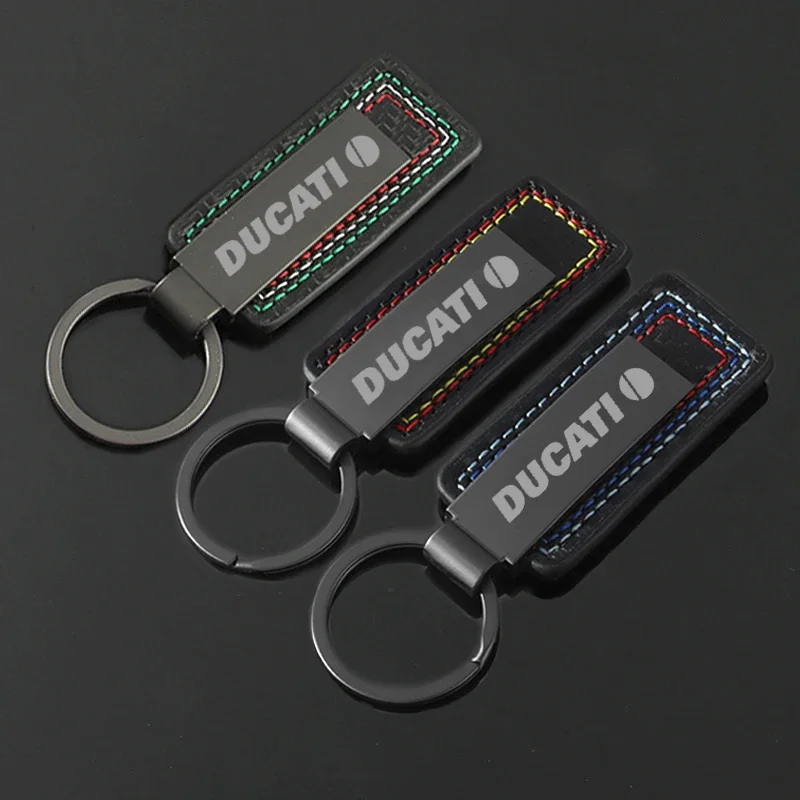 Motorcycle Keychain For Ducati Multistrada 950 1100 1260 1200 S Sport Grand Tour Universal Keyring Gift Key Chains Ring Buckle