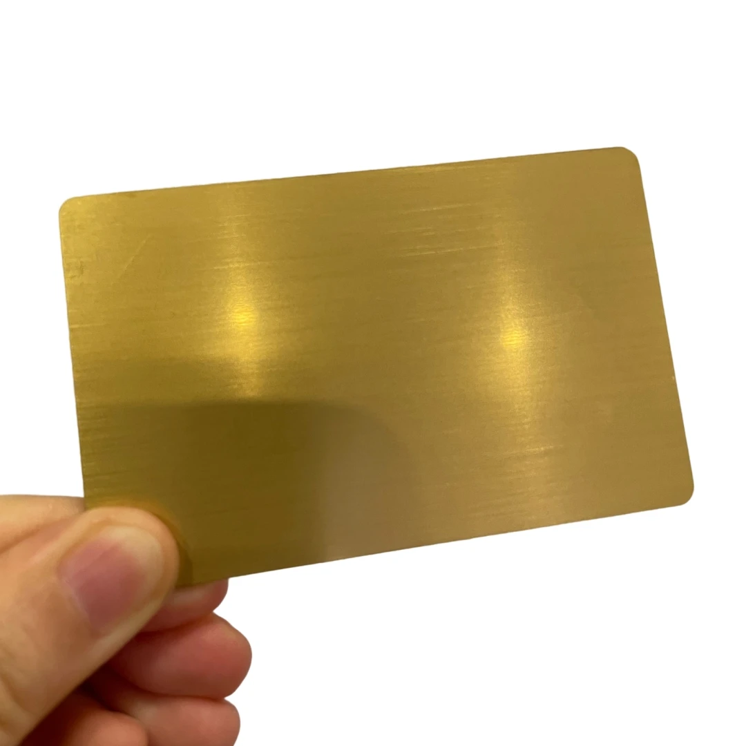 Customized inquiry Custom Personalized Plain Stainless Steel Laser Engraving Metal Business Cards Blank 0.3mm 0.5mm 0.8mm Blank