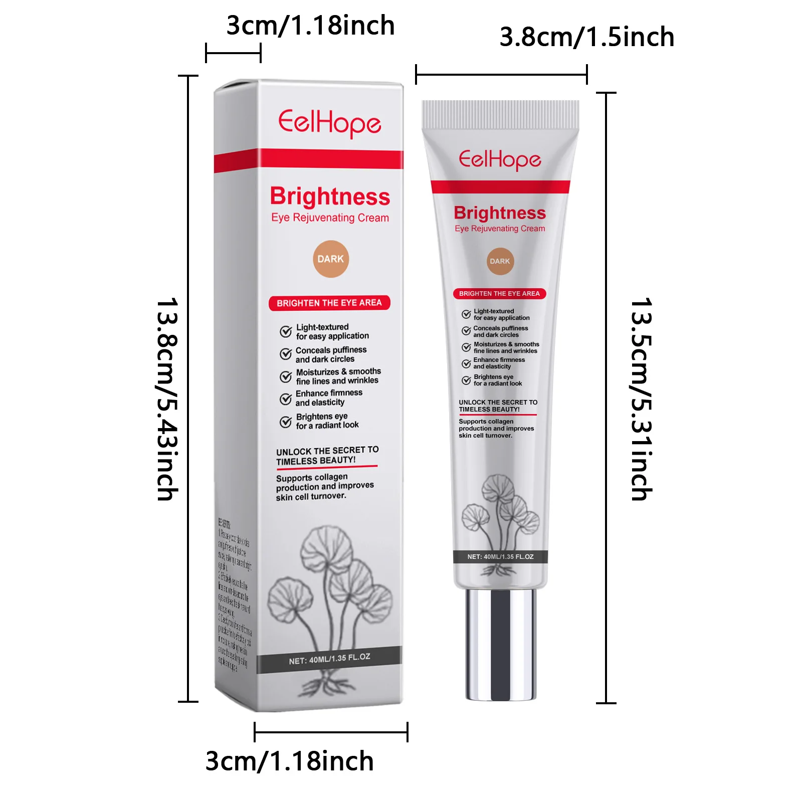 Augen Dunkler Concealer Unsichtbare Augen Augenringe Abdeckung Akne Licht Concealer Erhellen Langlebige Gesichts Make-Up Basis Kosmetik