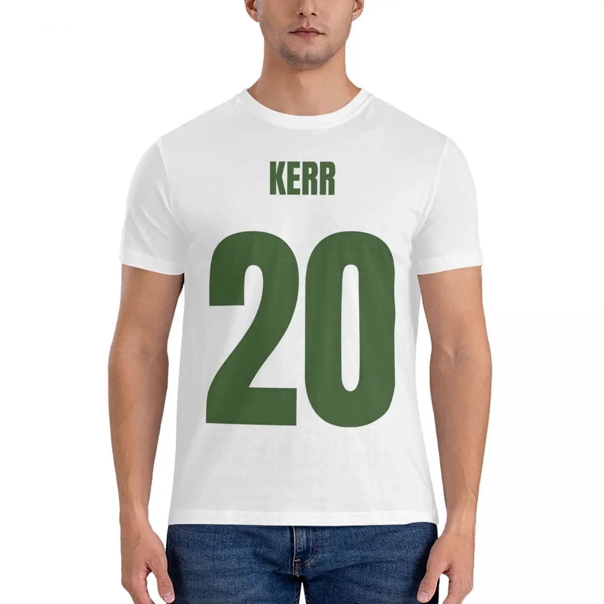 SK20 T Shirts Men Pure Cotton Funny T-Shirts Round Collar Sam Kerr Tee Shirt Short Sleeve Clothes Gift Idea