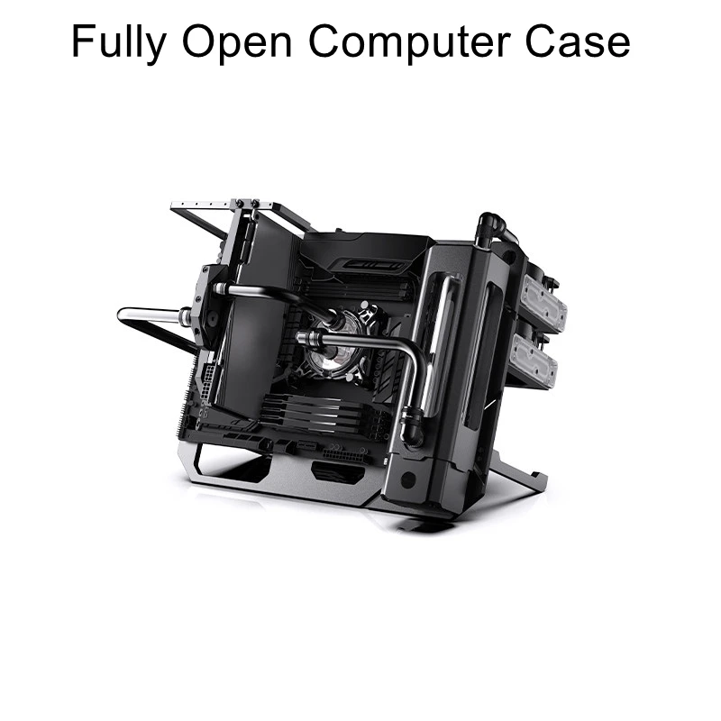 Bykski B-CE-X Open-Frame Water-Cooling Case: All-Aluminum Frame, DIY Display, Supports Both Vertical and Horizontal Orientations