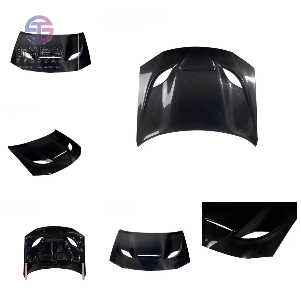 

Modification 2015-2023 Auto Body Systems Engine Hoods for Dodge Charger SRT Hellcat Carbon Fiber Engine Bonnet