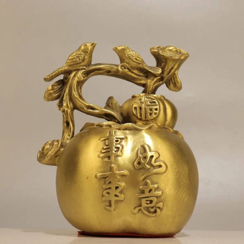 Brass All the Best Ornaments, Happy Eyebrows, Good Things, Double Persimmon Home Decorative Creative Gifts & Crafts