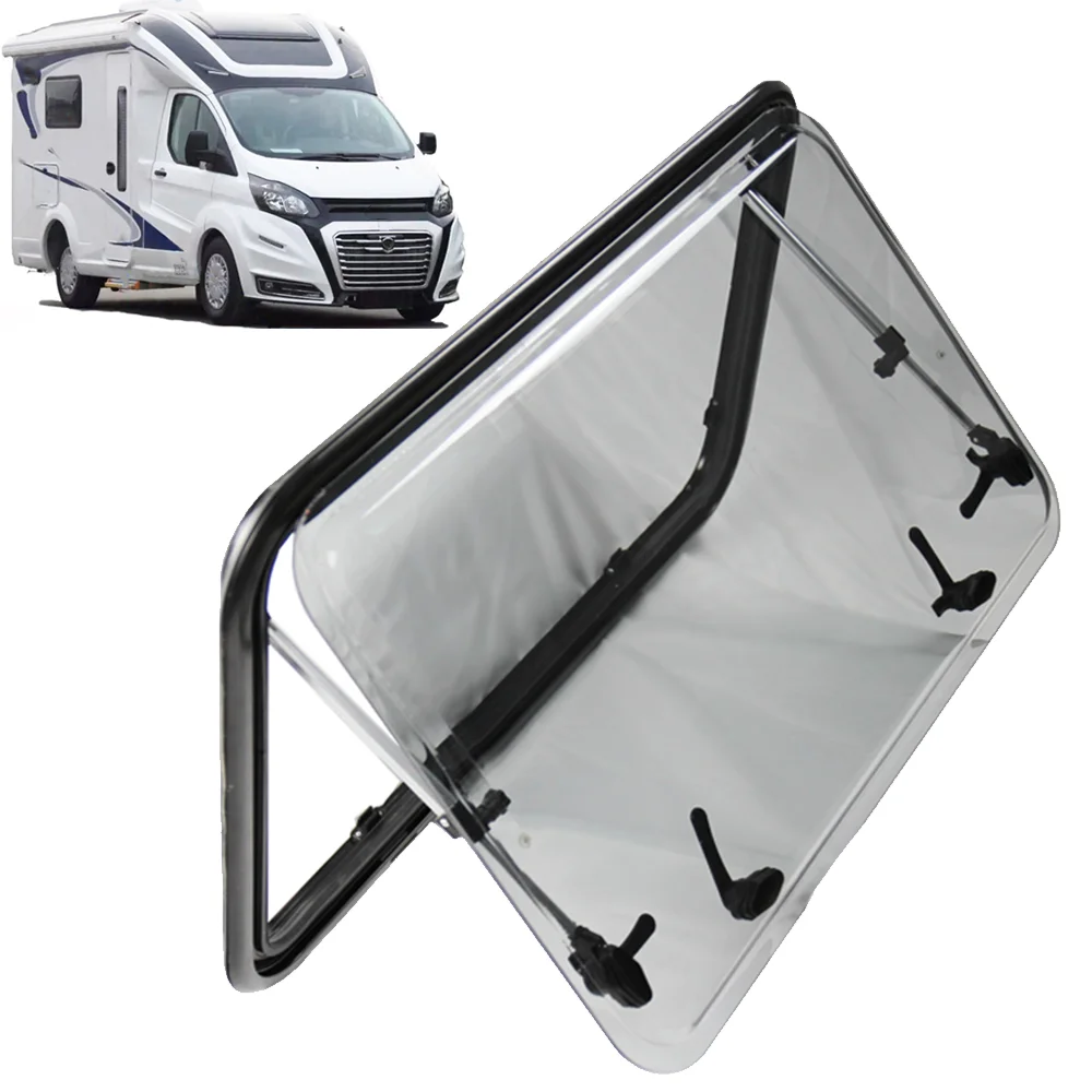 Caravan Window Double Glazing Rv Window Rv Camper Window with Gas Struts Blackout Screen and Fly Screen Custom Sizes