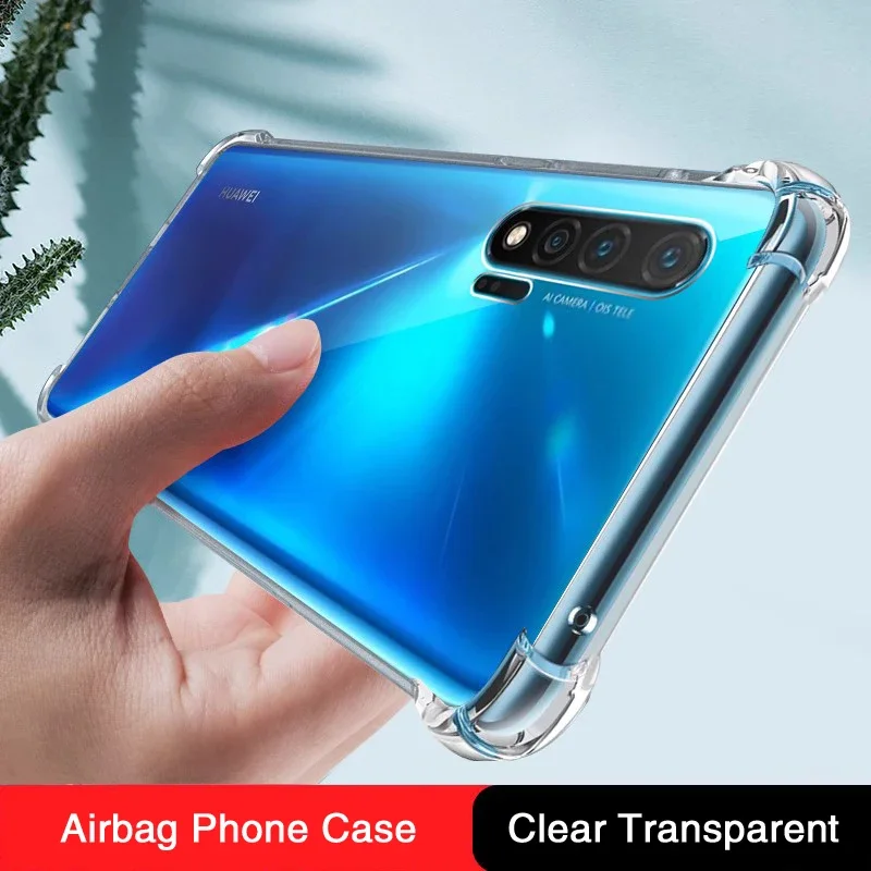 

Transparent Silicone Phone Case for Huawei Nova6 Nova 6 SE 6SE 4G 5G Airbag Lens Protection Original Back Cover Shockproof Funda