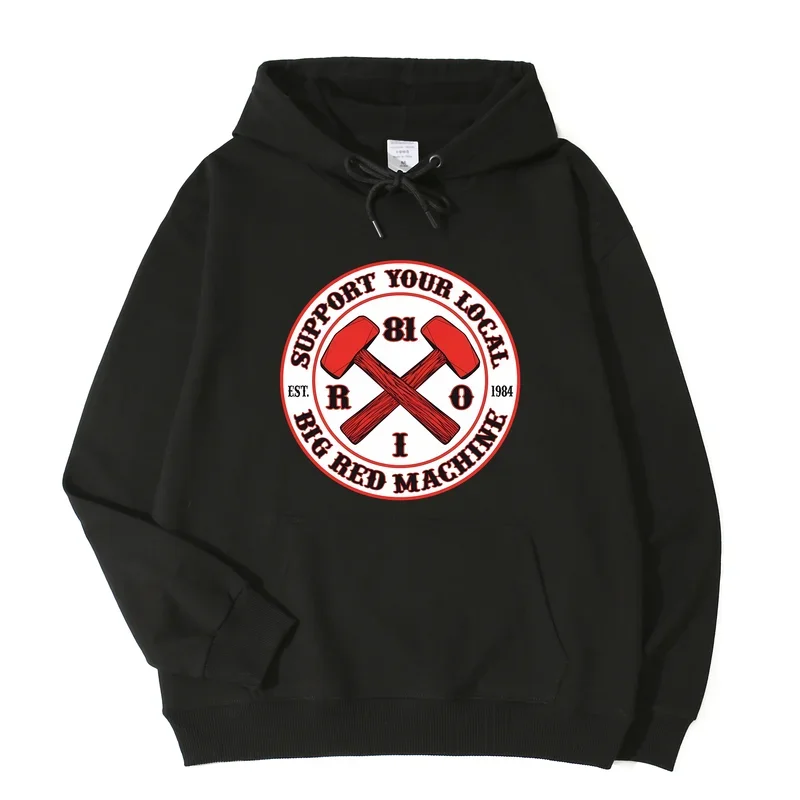 

Support Your Local 81 Big Red Machine Hoodie Unsex Long sleeved N05