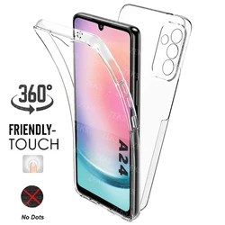 360° Double-Sided Case For Samsung A24 A25 A14 A54 A04S A53 A73 A33 A23 A13 A52 A72 A32 A12 A51 A71 Hybrid Silicone Hard Cover