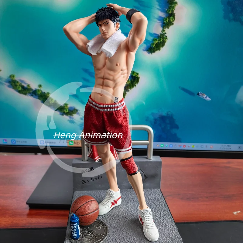 ما قبل البيع WizComics PinkBear سلام دنك ميتسوي هيساشي عمل الشكل أنيمي GK ذكر C نموذج تمثال مثير عصري كول