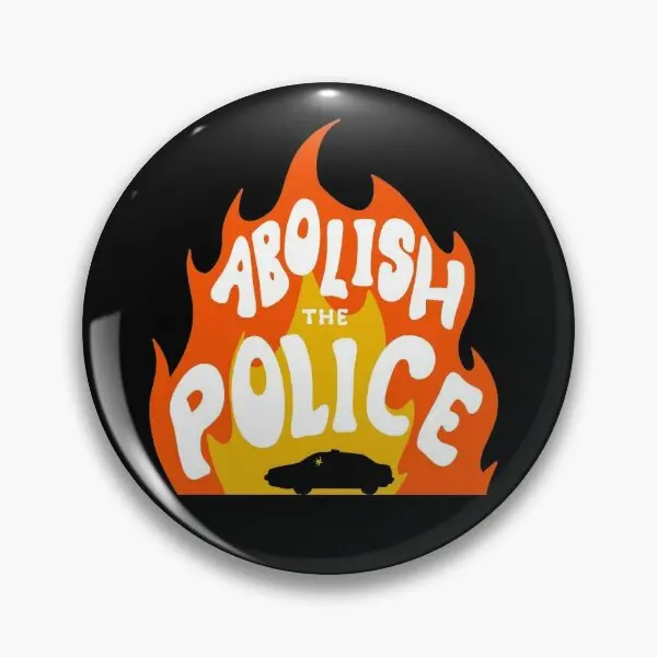 Abolish The Police Fire  Soft Button Pin Clothes Collar Badge Funny Fashion Hat Women Cartoon Jewelry Lover Lapel Pin Decor Cute