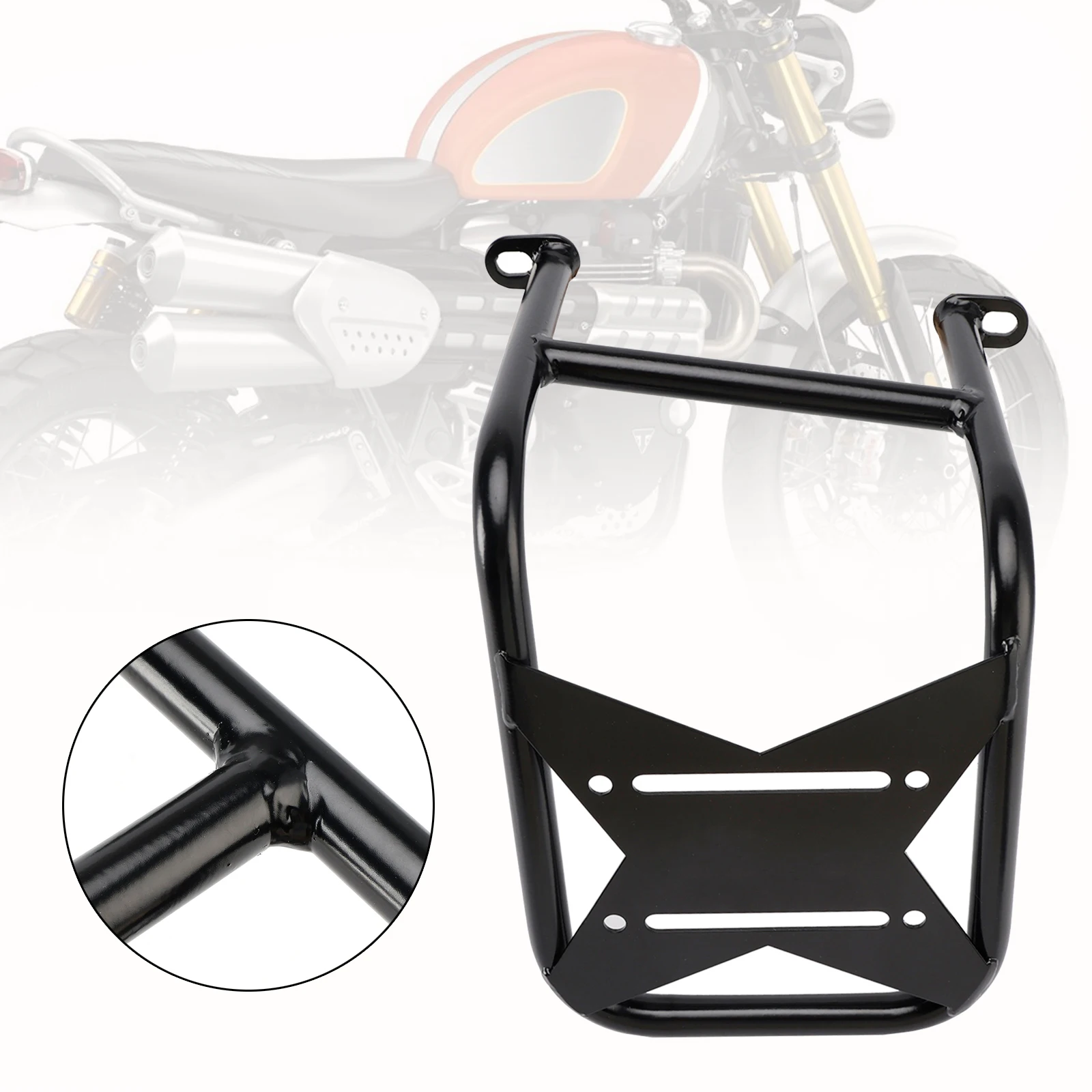 

Topteng Side Bag Racks Saddlebag Mounting Bracket Fit Right For Scrambler 1200 Xc/Xe/X