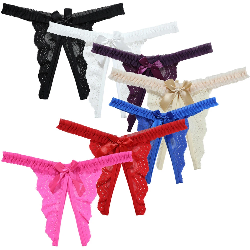 Женские полые трусики с заниженной талией