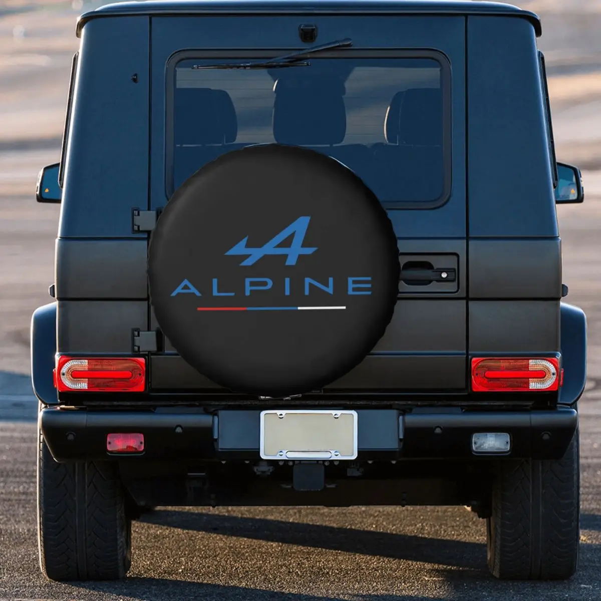 Custom Alpine Team Spare Tire Cover for Car Pajero 4x4 Wheel Protector Covers 14