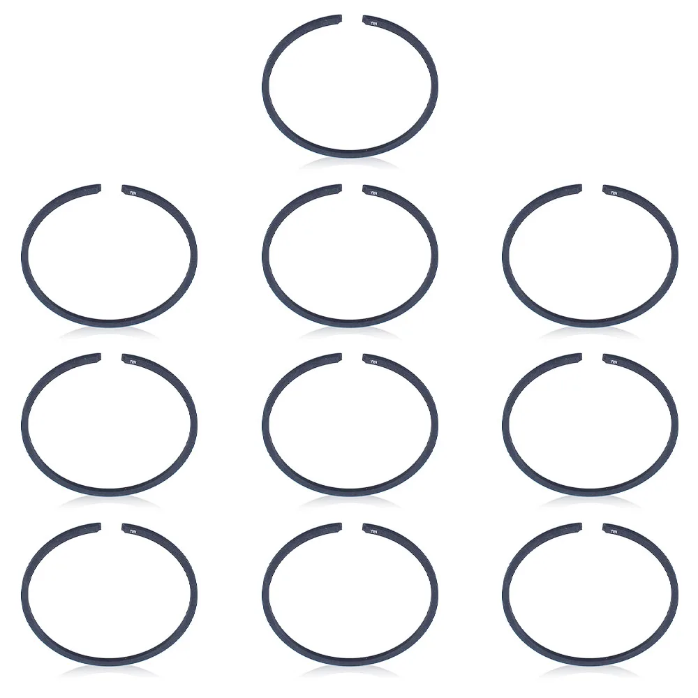 Anillos de pistón para motosierra Husqvarna, pieza de repuesto de 45mm x 1,2mm para 345, 346XP, 353, 350, 351, 537253002, lote de 10 unidades
