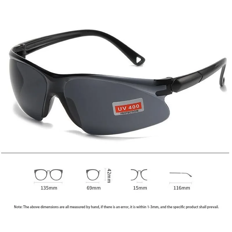 Neue Schutzbrille, schlagfest, staubdicht, sanddicht, winddicht, Fahrrad-Sonnenbrille, Windschutzscheiben-Schutzbrille – Detail 6