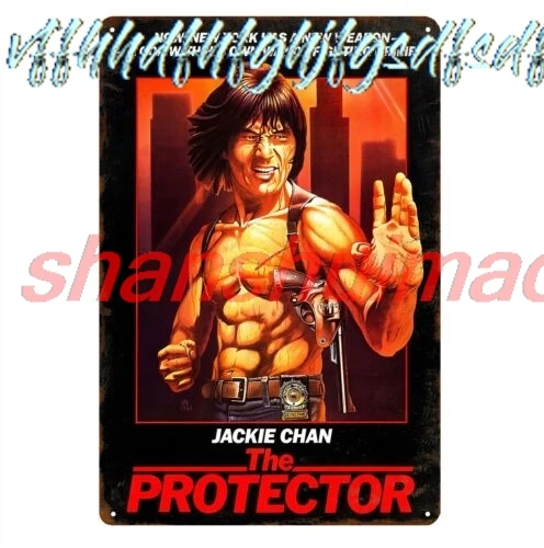 The Protector Jackie Chan Movie Metal Poster Tin Sign 20x30cm Plaque sign