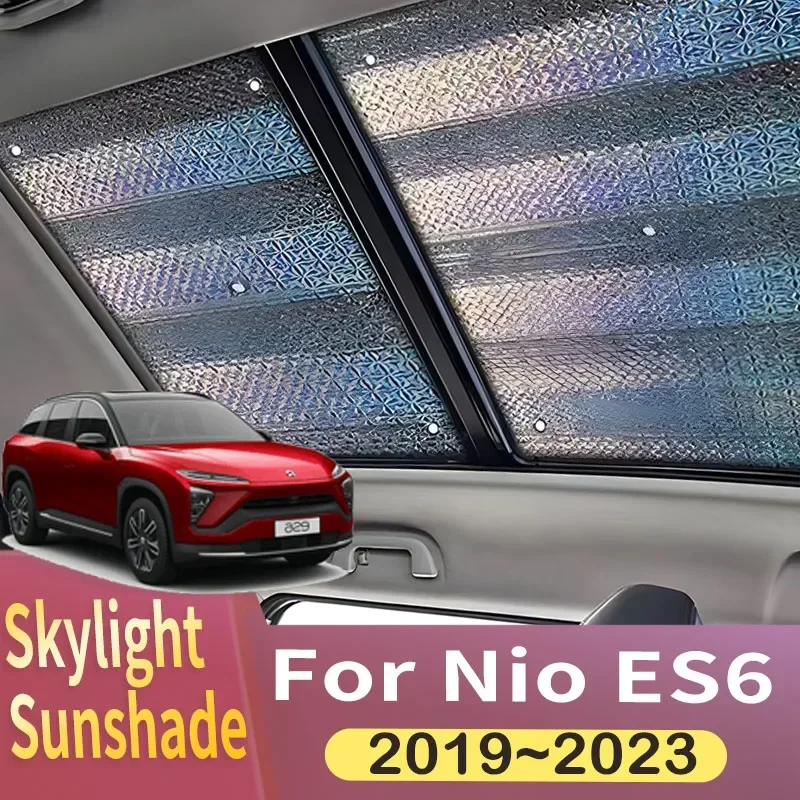 

Sunroof Sunshade Suitable For Nio ES6 EL6 2019 2020 2021 2022 2023 MK1 Car Panoramic Roof 2X Heat Shield Window Sunshade Anti-UV