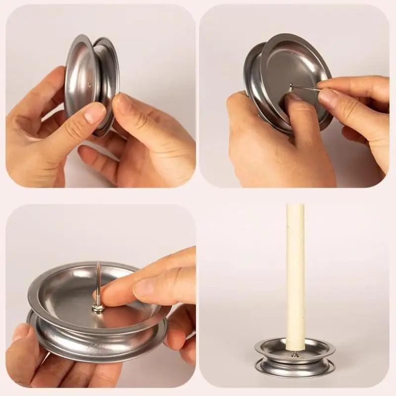 Moxa Stick Holder Tray Stainless Steel Moxibustion Sticks Fixer Mosquito Coil Holder Multi-Purpose Holder Ash Collection 3/1pcs