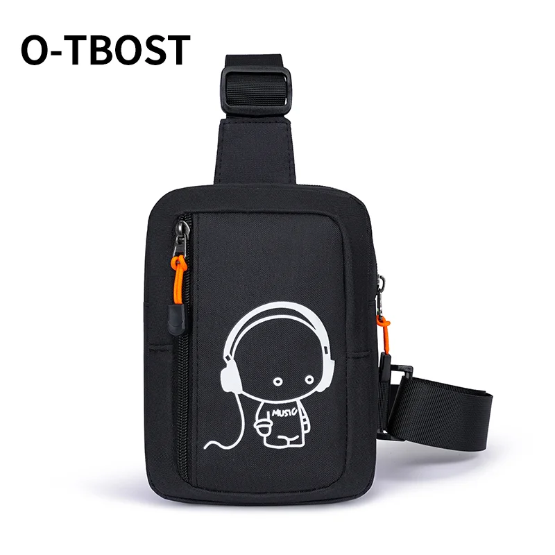 O-TBOST Stylish Men\'s Chest Bag for Cycling - Crossbody Bag 2024 New