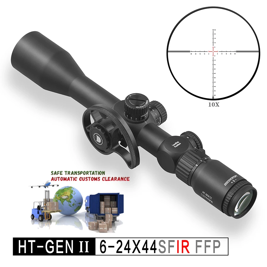 

Оптический прицел HT-GEN2 6-24X44SFIR со встроенной подсветкой и сеткой в первой фокальной плоскости