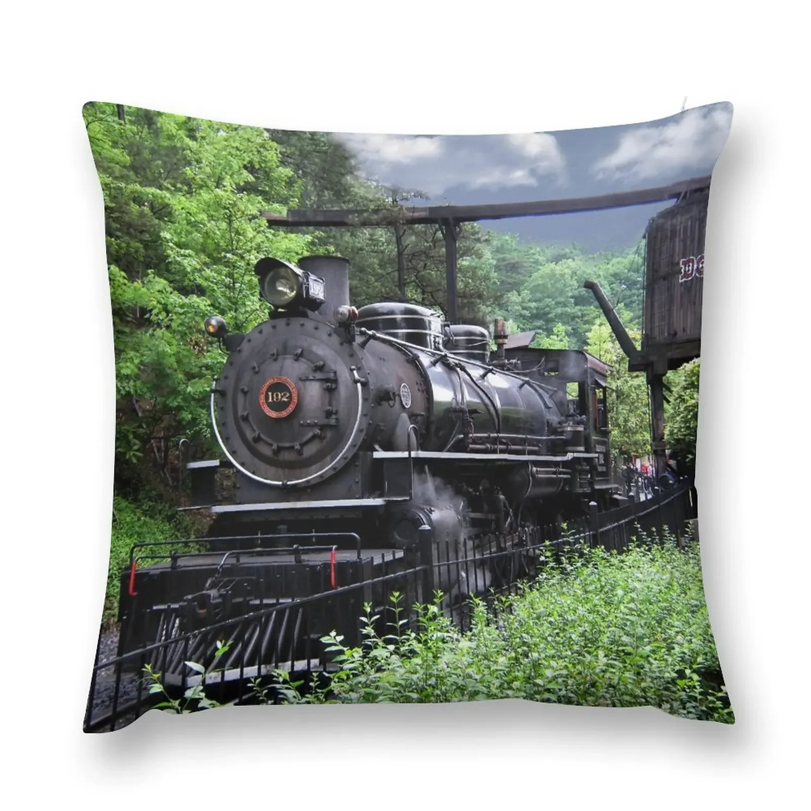 Dollywood Express Baldwin Steamer Train ..PILLOWS AND OR TOTE BAGS..PICTURES,,ECT Throw Pillow Luxury Pillow Cover pillow