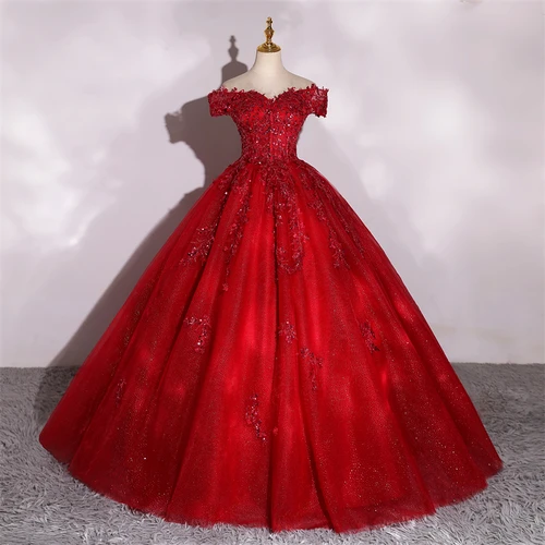 Vestidos de fiesta con purpurina de lujo, 15 vestidos de quinceañera, vestido de baile elegante con hombros descubiertos, vestido de fiesta de 15 años, personalizado, 2025