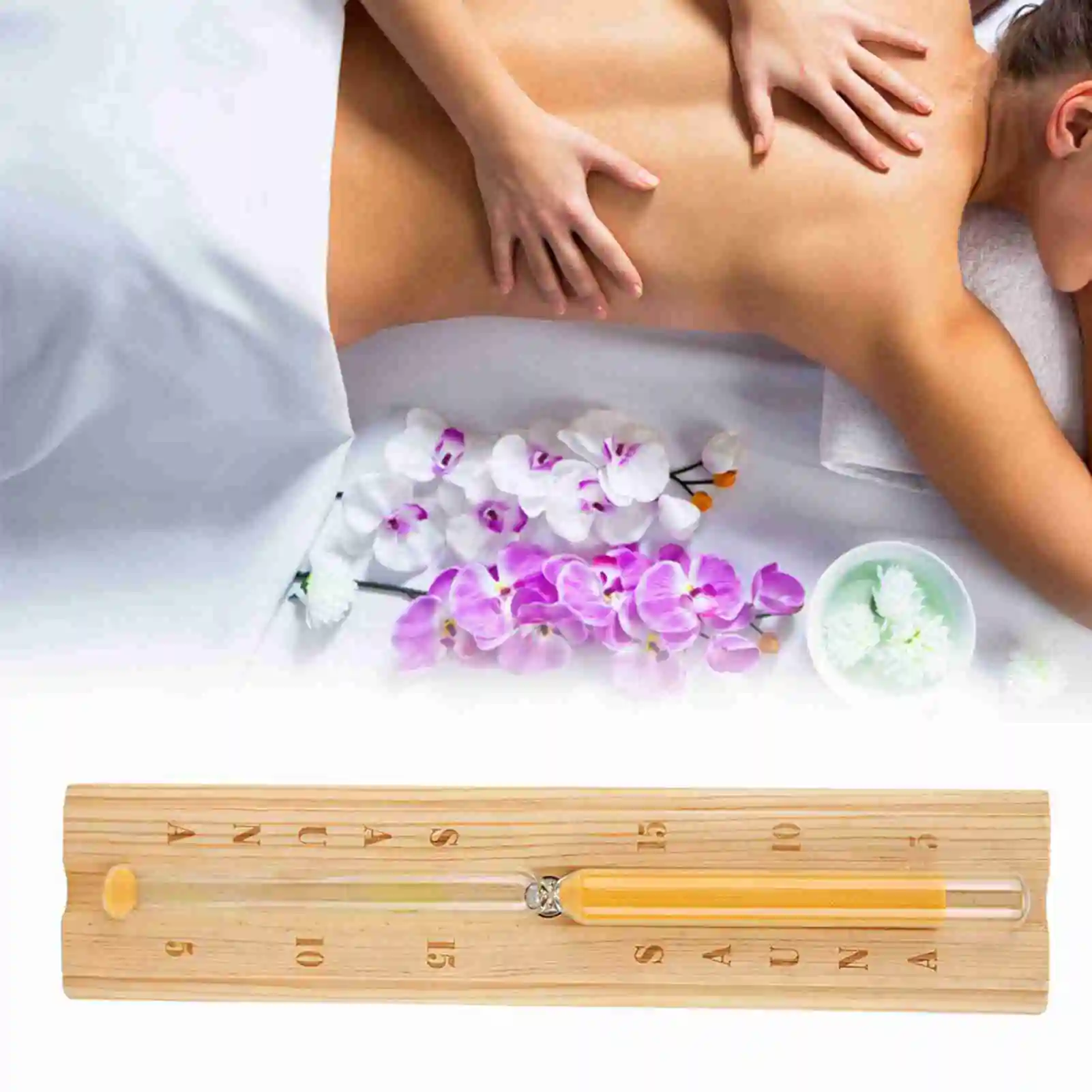 Countdown Clock Wooden Hourglass Sauna Hourglass Sand Timer Countdown Clock 15 Minutes Timing Hourglass Wooden Sauna Hourglass