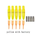 yellow with battery