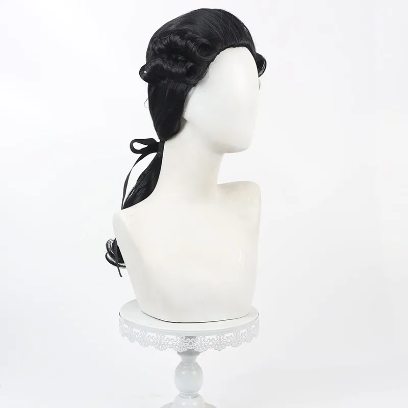 Perruque de cosplay pour hommes européens, spectacle de cour, juge, avocat, style Halloween, cadeau d'halloween
