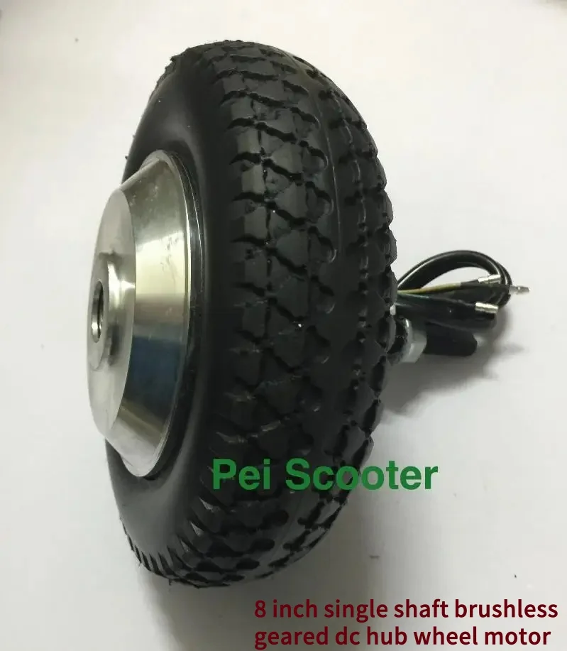 

8 inch tyre single shaft brushless geared dc hub wheel motor for scooter motor phub-175
