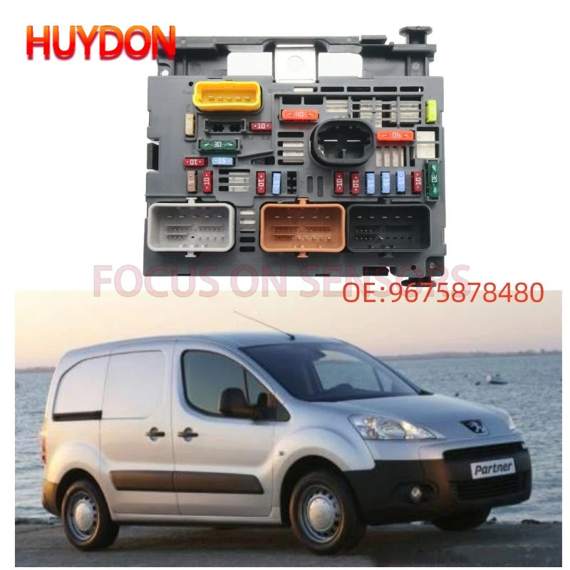9675878480 nuevo conjunto de unidad de Control de caja de fusibles para Peugeot Partner Tepee 2009 2010 2011 2012 2013 2014 2015 2016 1,6 VTi