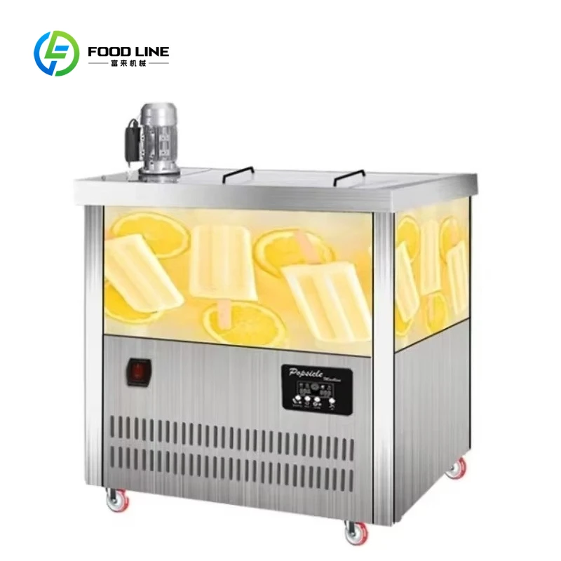 Customized Commercial Industrial 6 Molds Freezing Popsicle Machine / Ice Lolly Machine / Popsicle Maker