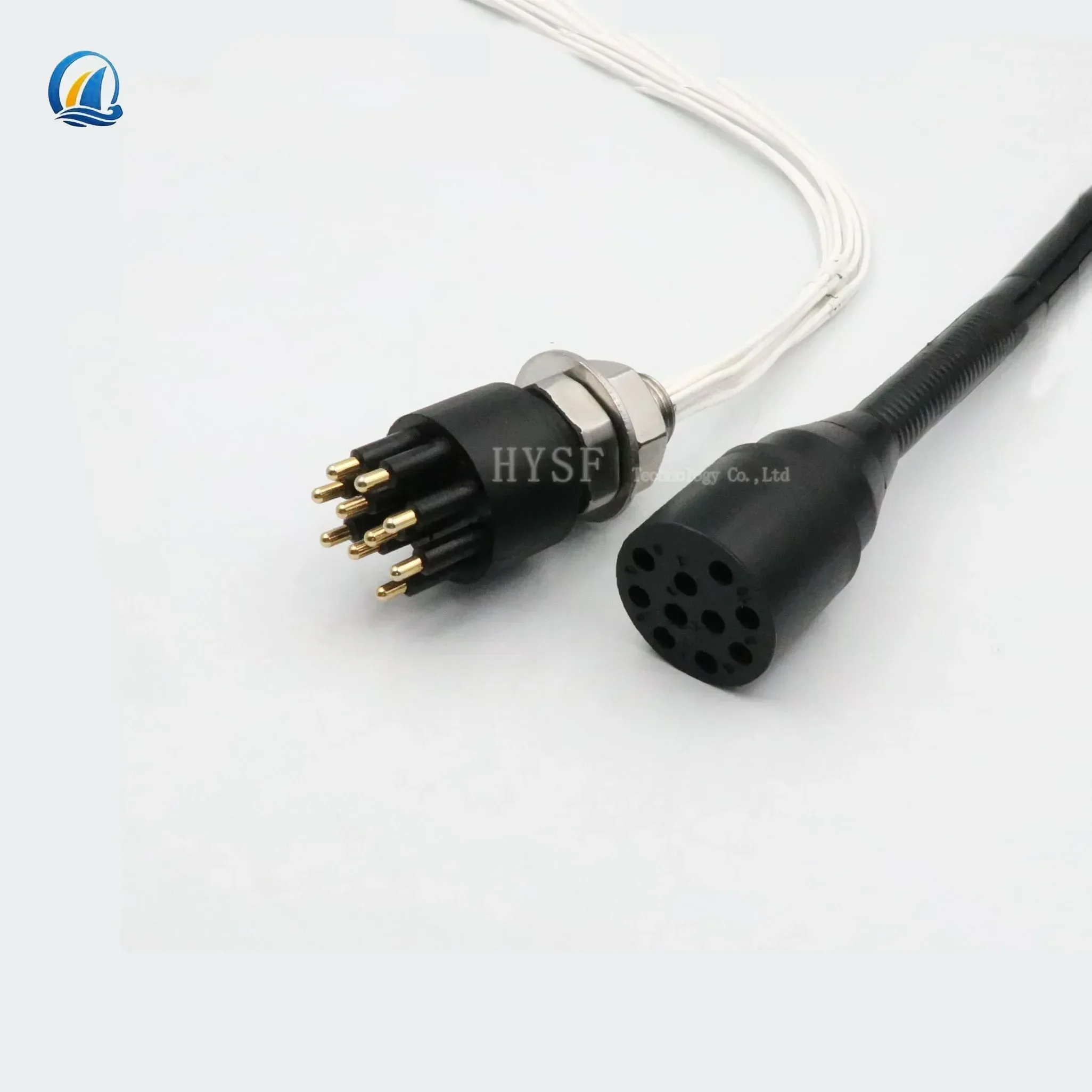 

10-контактный subconn водонепроницаемый круглый подводный Ethernet водонепроницаемый подводный микросекон четыре кабеля робота перегородка разъем ip69k